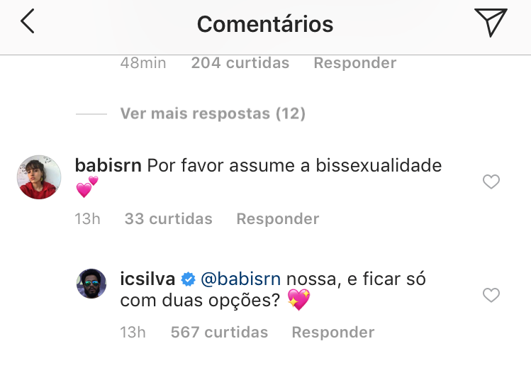 O ator ícaro Silva fala sobre bissexualidade
