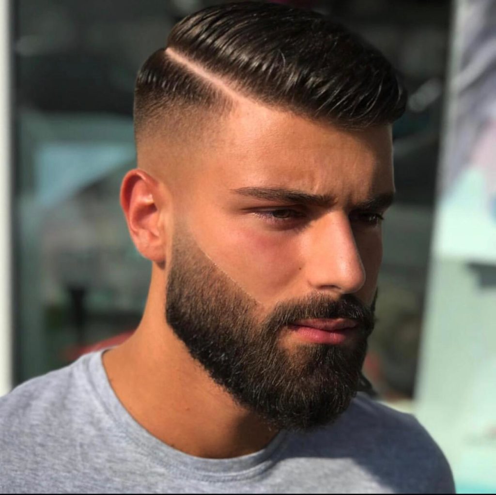 corte de cabelo com barba 2019