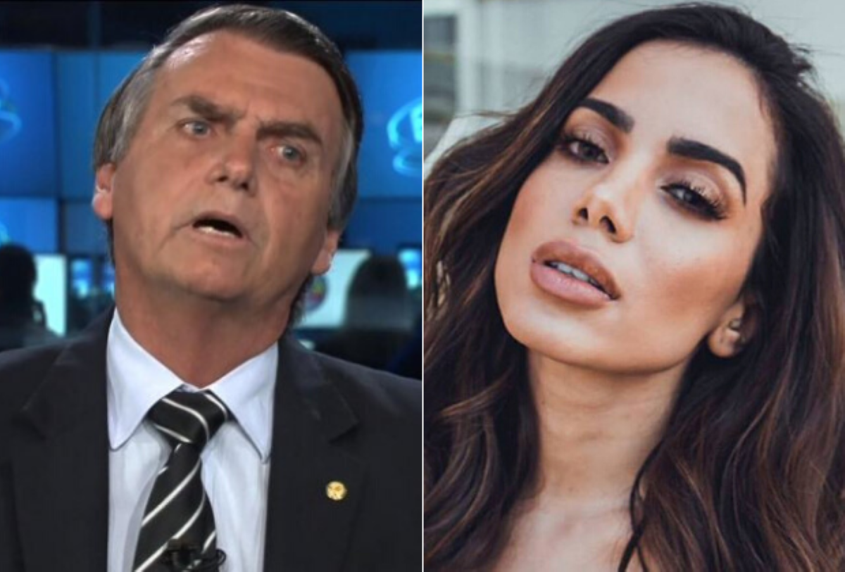 Jair Bolsonaro curte comentário criticando Anitta